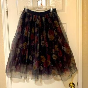 Burgundy tutu floral